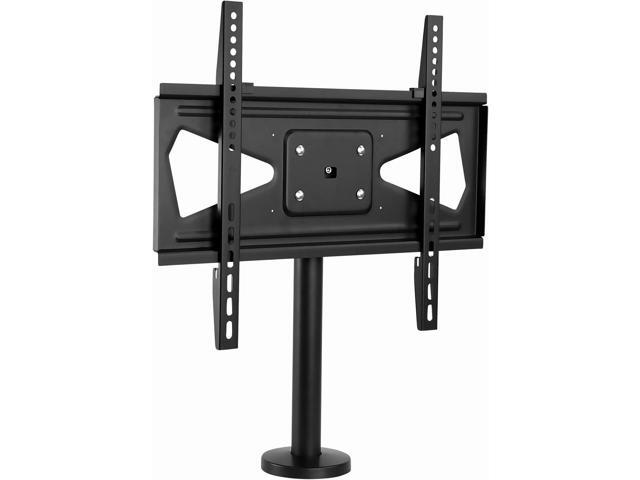 Mount-It! Bolt Down TV Stand Heavy Duty Swivel Table Top TV Mount for Screens 32' - 55' Desktop TV VESA Mount with Swivel Steel, Black