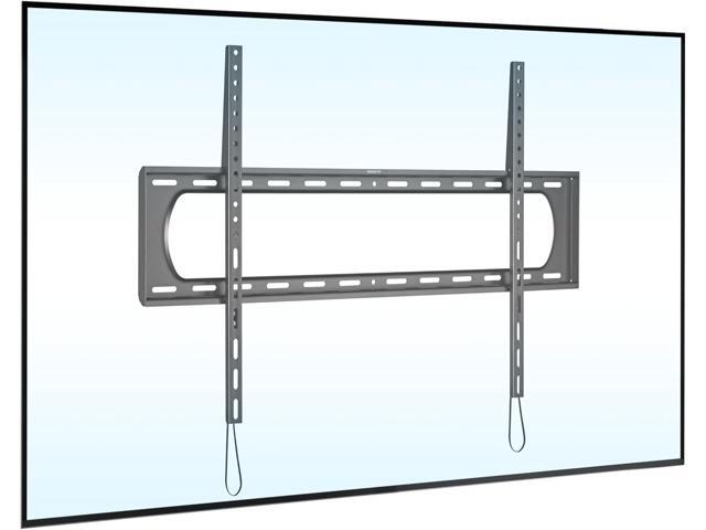 Mount-It! XXL Heavy Duty TV Mount, Ultra Low Profile, max VESA 900x600, Supports 264lb, Fits 60'-120'