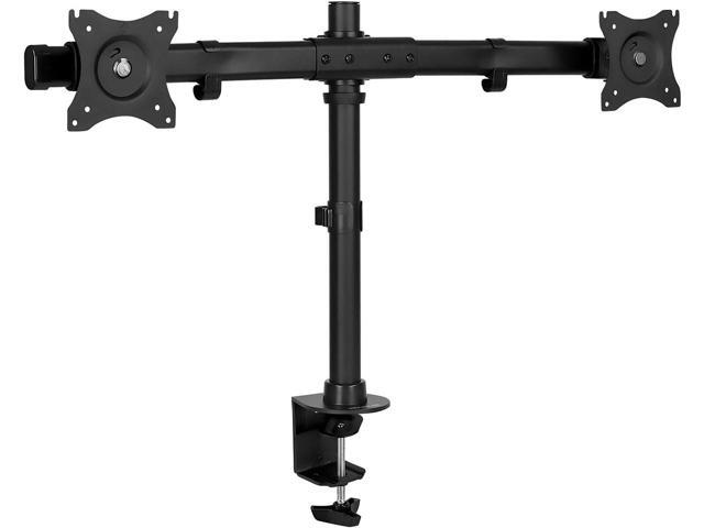 Mount-It! Dual Monitor Mount Double Monitor Desk Stand Arm Fits 2 Computer Screens 17 19 20 21 22 24 27 Inch Two VESA 75 100 Compatible...
