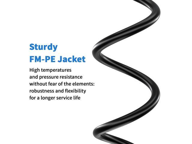 Cat 8 Ethernet Cable 50ft,High Speed 40Gbps,2000Mhz,26AWG,Gold Plated RJ45 Connector,for Outdoor & Indoor Weatherproof...