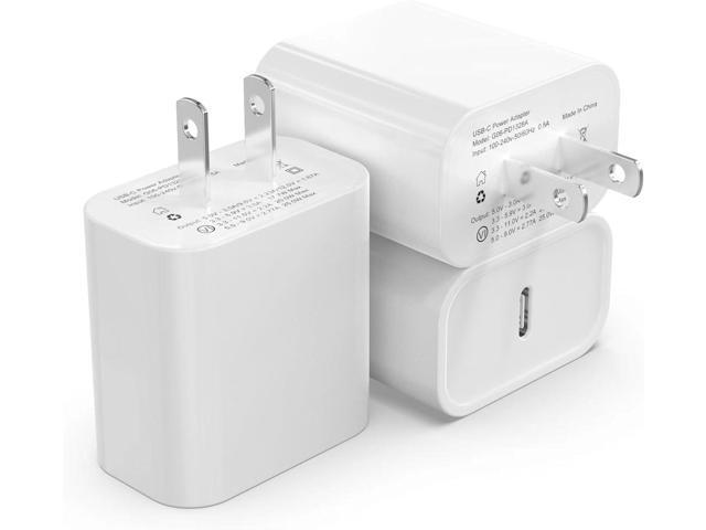 Phone 16 15 14 13 Fast Charger 3Pack, iGENJUN 20W USB C Charger Wall Charger Block with PD 3.0, Compact USB C Power Adapter for Phone 16/16 Pro/15,...