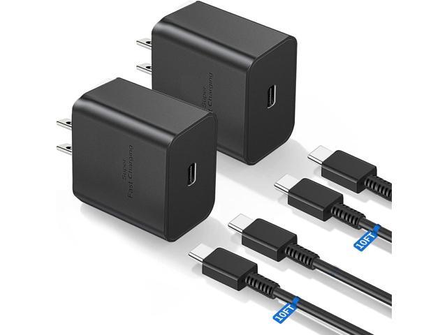 Type c Charger Fast Charging 45W Fast Charging USB C Charger for Samsung Galaxy A53/A73,Galaxy S25 Ultra/S25/S25+/S24 Ultra/S24+/S23/S22/S22...