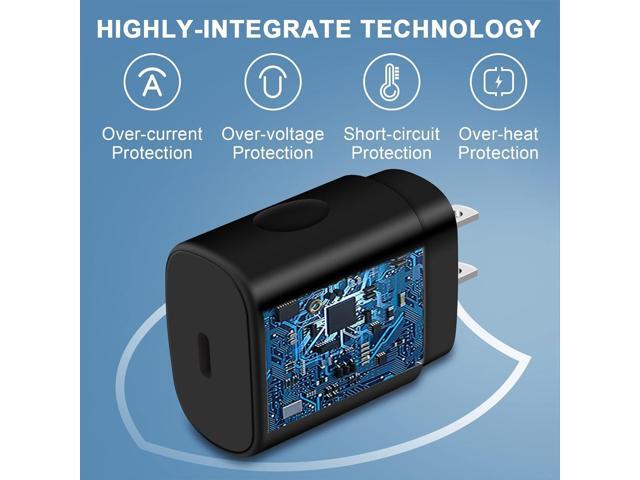 25W Samsung Super Fast Type C Charger Block for Samsung Galaxy A16 5G/A56/A14/A54/S25 Ultra/A23/S24FE/A15/A35/A25/S23 Plus/A13/A03S/Z...