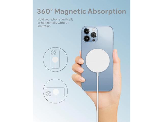 Magnetic Wireless Charger 2-Pack for iPhone Wireless Charger Pad, Max Fast for Magsafe Phone Adapter for iPhone 16/16 Plus/16 Pro/16 Pro Max/15/15...