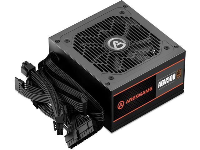 AGV Series 500W Power Supply, 80 Plus Bronze Certified, Non Modular Power Supply, 5 Year Warranty