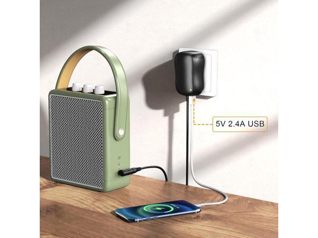 Powseed 45W Universal AC Adapter with 5V 2A USB Port 5V 6V 7.5V 9V 12V 13.5V 15V 3A 2A 1A DC Power Supply Cord with 8 Tips Micro USB 5.5x2.1mm...
