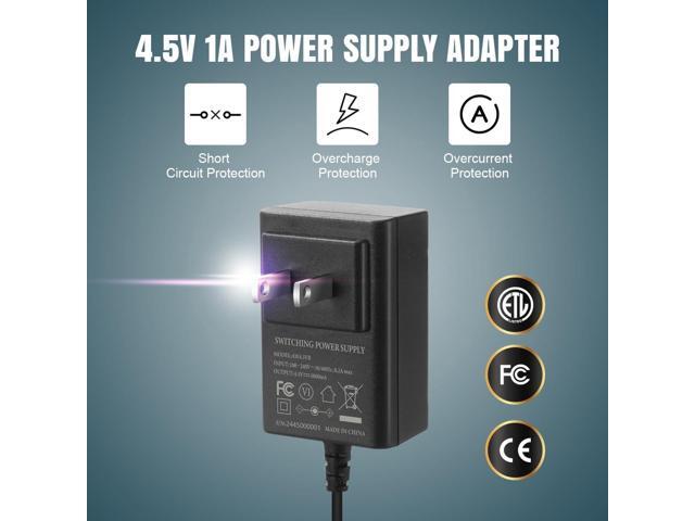 Lenink AC Power Supply Adapter for 3 AA Battery, AA Battery Replacement Adapter for LED Light, Decorations (Black)