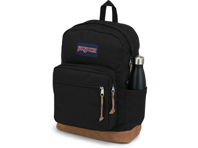 JanSport Right Pack Backpack - Durable Daypack with Padded 15' Laptop Sleeve, Spacious Main Compartment & Integrated Water Bottle Pocket - Black