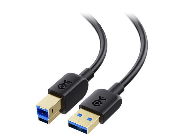 Cable Matters 5Gbps Long USB 3.0 Cable - 10ft, USB A to B Cable, USB3 Cord with Type-B 3.0 Connector for Hard Drive Enclosure/Built-in Hub and...