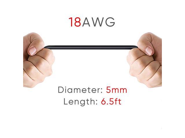 Pixelman 18AWG 6.5ft RCA to Speaker Wire Adapter - 2 Pcs Heavy Gauge Audio Cable for TV Amplifier Receiver, Male Plug to Bare Wire Cord