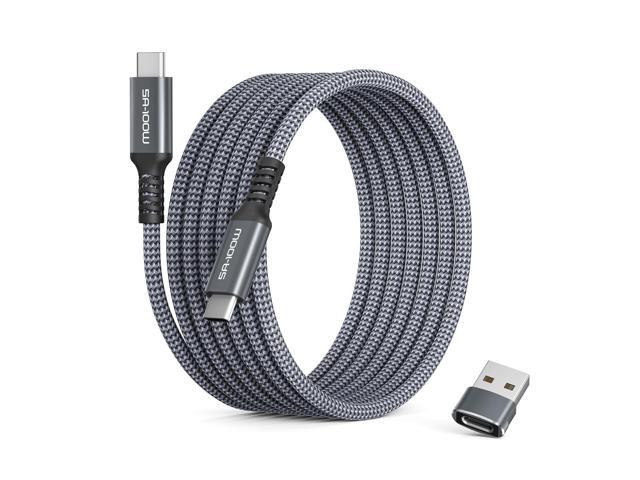 Basesailor iPhone 16 15 Pro Max Charger Cable 10FT,100W USB C to Type C Cable with USB Adapter,Fast Car Charging Power Cord for iPad 10th Air 4th...