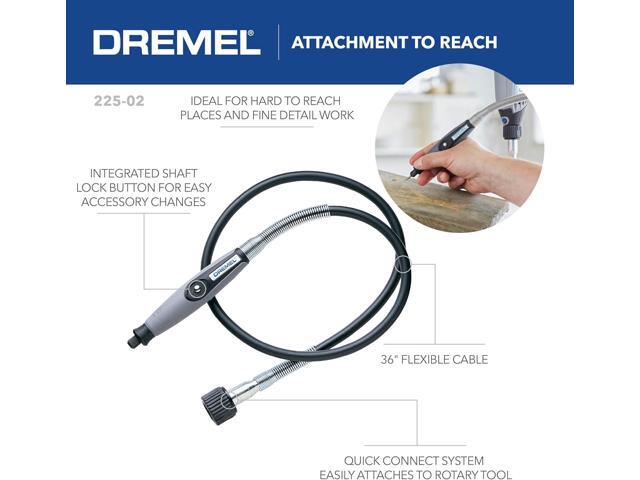 Dremel Flex Shaft Rotary Tool Attachment with Comfort Grip and 36 Long Cable - Engraver, Polisher, and Mini Sander- Ideal for Detail Metal...