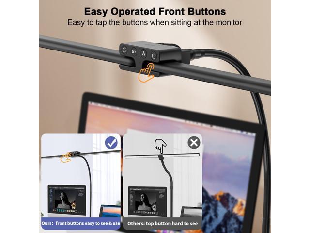 EppieBasic Desk Lamp,24W Led Desk Lamps with Clamp,Double Head Desk Light for Home Office, Architect Desktop Lamp Eye Care Workbench Office Table...