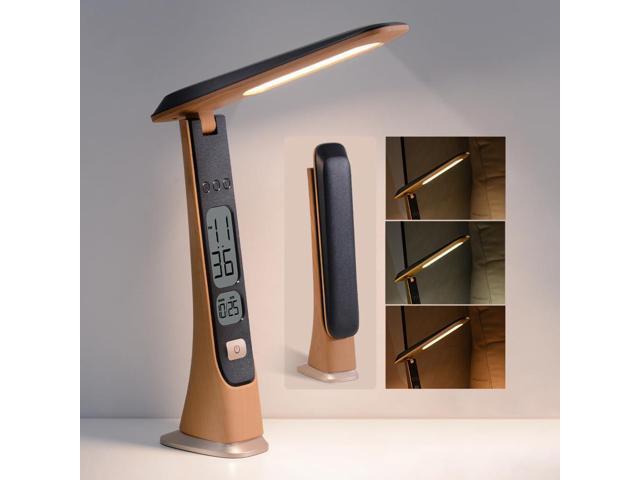 WILIT Rechargeable Lamps Cordless Table Lamp, Foldable Portable Desk Lamp - LED Battery Operated Lights with Stepless Brightness & Time Display for...