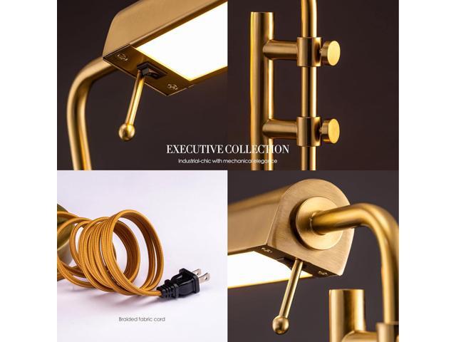 O'Bright Aurora - LED Pharmacy Desk Lamp (Gold)