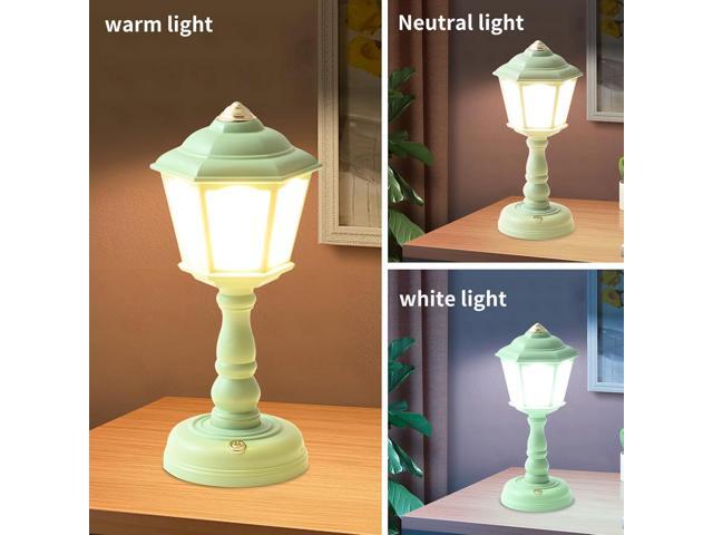 Mini Desk lamp Vintage, LED Desk Lamp Dimmable Table Lamp Reading Lamp with USB Charging Port, Sensitive Control, Eye-Caring Office Lamp,Very...
