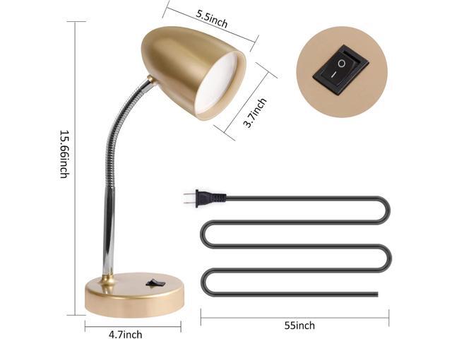 ENERGETIC SMARTER LIGHTING LED Desk Lamp, Flexible Gooseneck with Table lamp, 3.5W 240LM 4000K Cool White Study Lamps for Bedroom and Office, Eye...