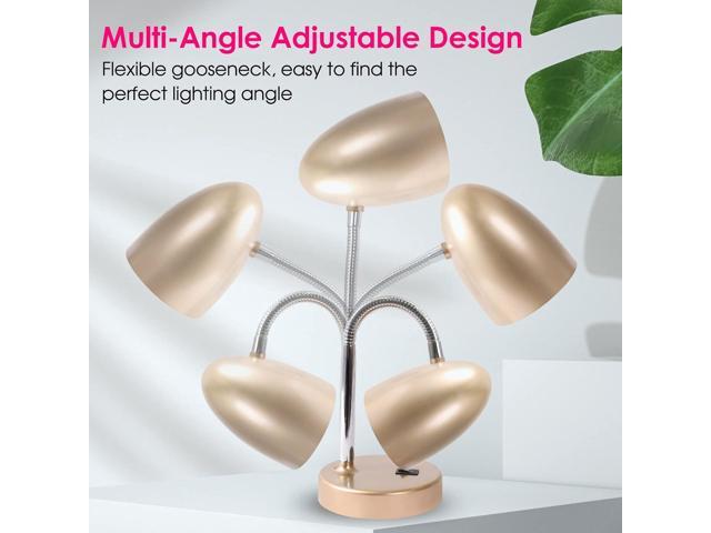 ENERGETIC SMARTER LIGHTING LED Desk Lamp, Flexible Gooseneck with Table lamp, 3.5W 240LM 4000K Cool White Study Lamps for Bedroom and Office, Eye...