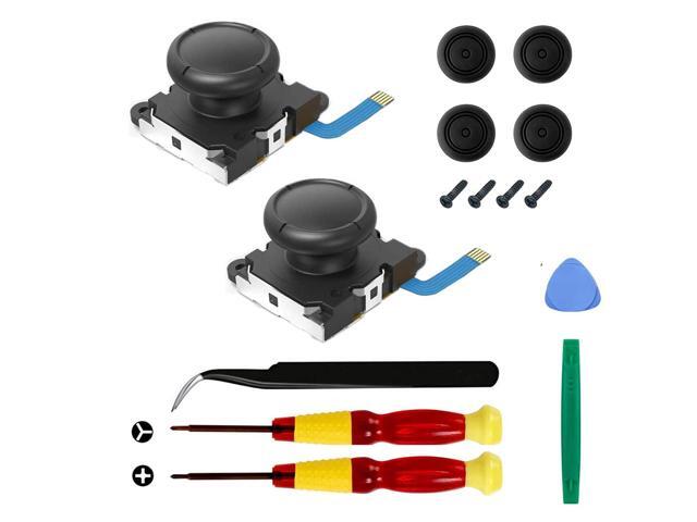 2-Pack Replacement Joystick Analog Thumb Stick Repair Kit for Nintendo Switch / Switch OLED Model / Switch Lite Joy-Con Controller - Drift Fix...