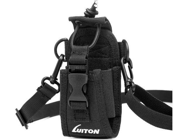 LUITON Radio Holder Walkie Talkie Pouch Molle Radio Pouch BaoFeng Radio Holster Strap Radio Case for Duty Belt Compatible with BaoFeng UV5R 888S...