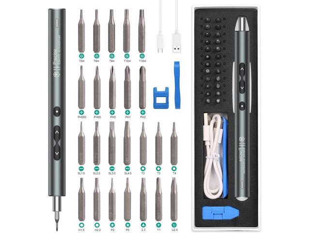 ORIA Electric Screwdriver, 28 in 1 Mini Precision Screwdriver Set, Rechargeable Repair Tools Kit, with Type-C Charging for Smartphones,Toys, PC