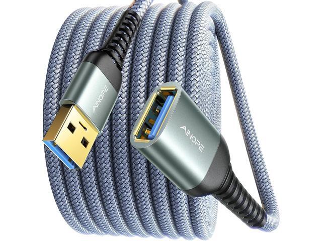 AINOPE USB Extension Cable,USB Extender,USB 3.0 Extension Cable, Male to Female Cord High Data Transfer Compatible with Webcam,USB Keyboard,Flash...