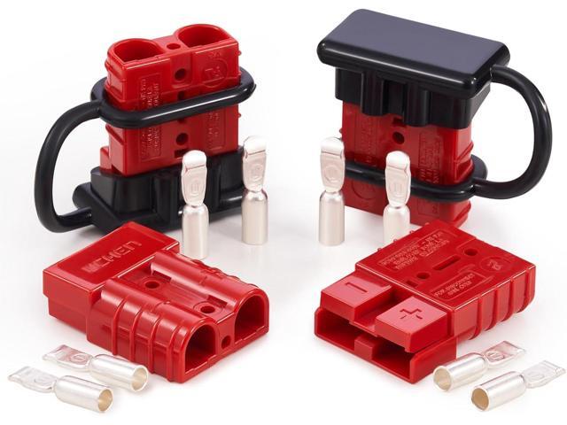 Orion Motor Tech Wire Connector 4 Pack, 50A Wire Harness Plug Kit for 6-12 Gauge Cables, 12V-36V Battery Quick Connect Disconnect Set for Car Bike...