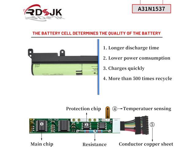 A31N1537 A31N1601 Laptop Battery for Asus VivoBook Max X441 X441SA X441SC X441UA X441UV X541 X541S X541SA X541SC X541NA X541U X541UA X541UV F541UA...