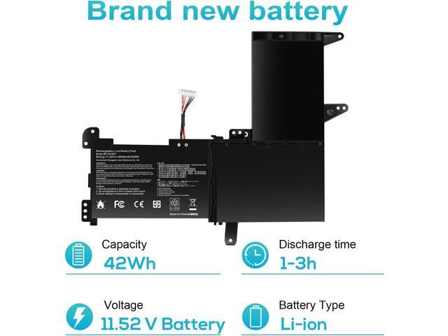 Futurebatt B31N1637 C31N1637 Laptop Battery Replacement for ASUS VivoBook X510 X510U X510UQ X510UA X510UAR X510UF S15 S510U S510UF S510UQ S510UN...