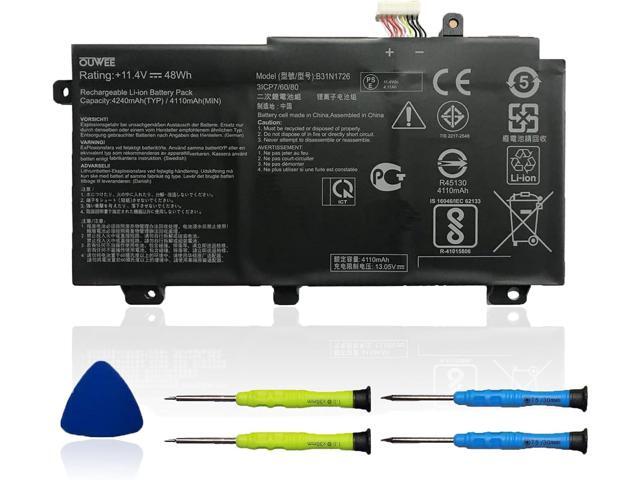 B31N1726 Battery for Asus FX80 FX86 TUF FX504 FX504G FX504GD FX504GE FX504GM FX505 FX505DT FX505DV FX505DU A15 FA506IU A17 FA706II Serie 11.4V...