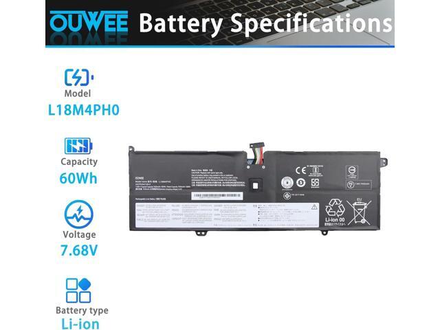 L18M4PH0 Laptop Battery Compatible with Lenovo Ideapad Yoga C940-14IIL Series Notebook 5B10T11585 5B10W67374 L18C4PH0 5B10T11586 5B10W67180 7.68V...