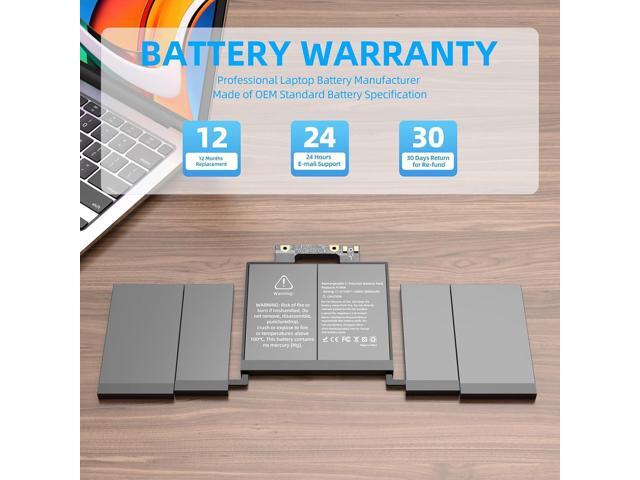 A1964 Laptop Battery Replacement for MacBook Pro 13' A1989 (Mid 2018 2019) A2251(2020 Release) EMC 3214 3358 3348 BTO/CTO Touch Bar MR9Q2LL/A...