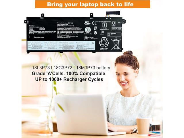 L18L3P73 L18M3P74 L18C3P72 L18M3P73 51Wh Replacement Battery for Lenovo ThinkPad T14 Gen1/Gen2,ThinkPad T490/T495/P43S/P14s Series Laptop...