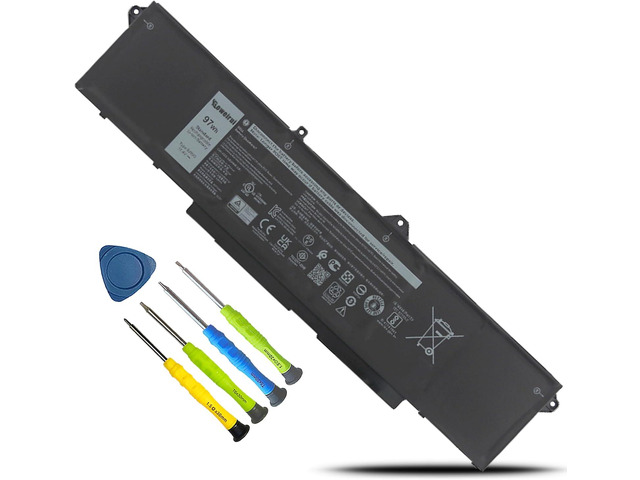 9JRV0 Laptop Battery Replacement for Dell Latitude 5521 5531 Precision 3571 3561 3581 3591 Alienware M17 R5 M18 R1 R2 Series Notebook 05RGW 005RGW...