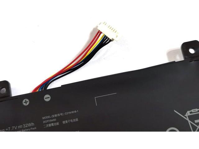 7.7V 32Wh C21N1818 C21N1818-1 0B200-03190800 Laptop Battery Replacement for ASUS A412FA X412FJ F512FA X512DA Y4100FA