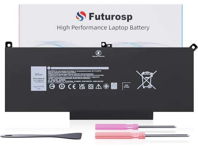 Latitude 7480 7490 Battery F3YGT Laptop Replacement for Dell Latitude 14 7000 7480 7490 12 7280 7290 13 7390 7380 E7480 E7490 E7280 E7290 E7390...