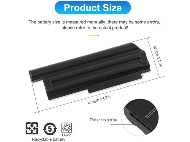 11.1V 94WH 42T4899 42T4900 42T4942 42T4872 42T4865 42T4866 Replacement Laptop Battery for Lenovo Thinkpad X230 X230I X220 X220I X220S 45N1029...