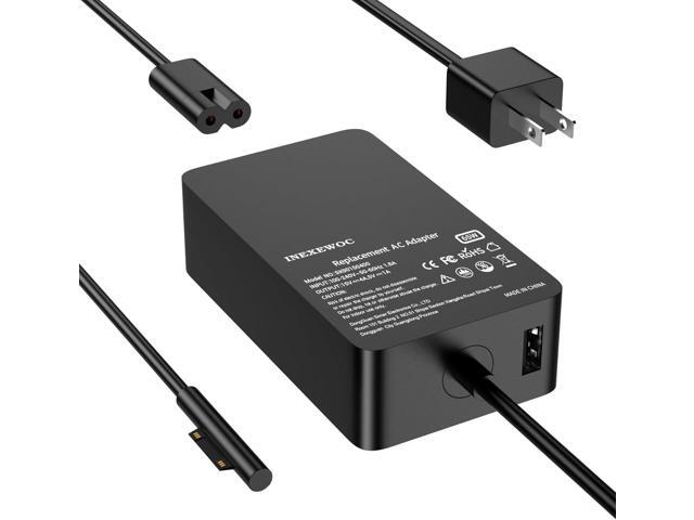 65W Surface Pro Laptop Charger for Microsoft Surface Pro 10, 9, 8, 7+, 7, 6, 5, 4, 3, X, Windows Surface Laptop 6, 5, 4, 3, 2, 1, Surface Go...