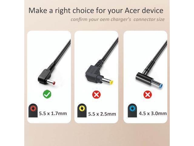 180W Charger Compatible with Acer Nitro 5 7 Gaming Laptop AN515-44 AN515-51 AN515-55 AN517-51 AN715-52 Predator Helios 300 G3-571 G3-572 PH315-52...