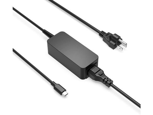 45W Charger Fit for HP Chromebook 14, USB C - New Version - 10Ft Extended Sturdy Cable, (UL Certified Safety), PD Fast Charging, X360 14-CA051WM...