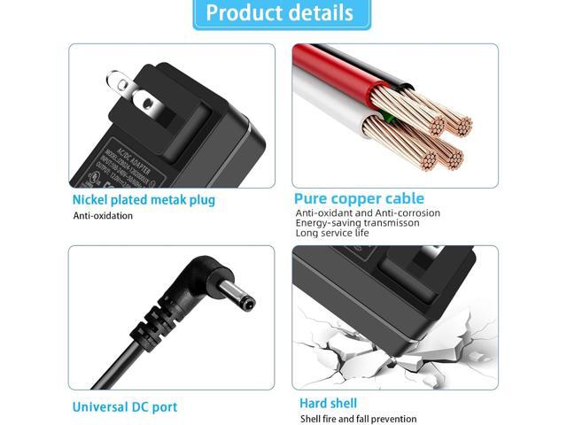 12V 2A Laptop Charger Power Cord Replacement for Gateway Laptop GWTC116-2BL GWTN156-11BK GWTC116-2BK GWNC21524-BL GWTC116 GWNC21524 GWTN116 GWTN133...