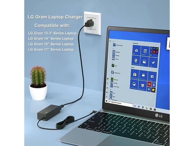 19V 65W Laptop Charger Compatible with LG Gram 13Z950 13Z980 14Z980 15Z980 13Z970 13Z940 13Z975 14Z950 14Z970 15Z960 15Z970 15Z975 17Z990 13.3' 14'...