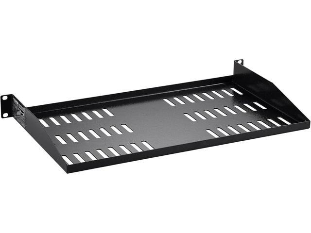 VEVOR 2PCS 1U Server Rack Shelf, Universal Vented Rack Mount Cantilever Tray for 19 inch Network Equipment Rack & Cabinet, 10' Deep Rack Mount...