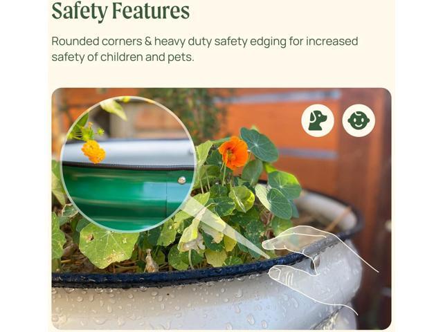Vego garden 17' Tall Kids First Garden Bed 42' x 24' Raised Planter Box Outdoor Metal Galvanized Gardening Bed for Vegetables Herb & Flower, Modern...