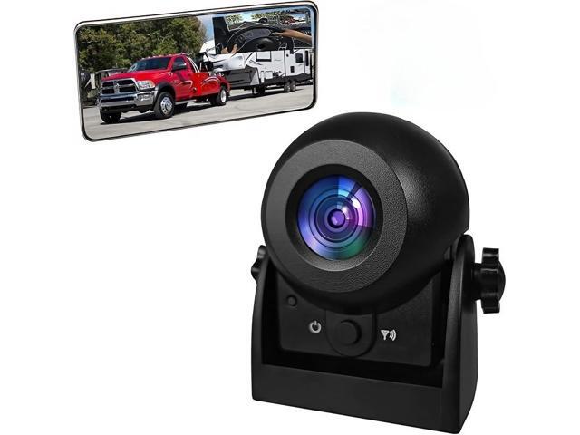 Magnetic Wireless Backup Camera Install-Free, WiFi Hitch Camera with Long-Lasting Battery,Night Vision,IP68K, Trucks,RVs, Trailers, Compatible with...