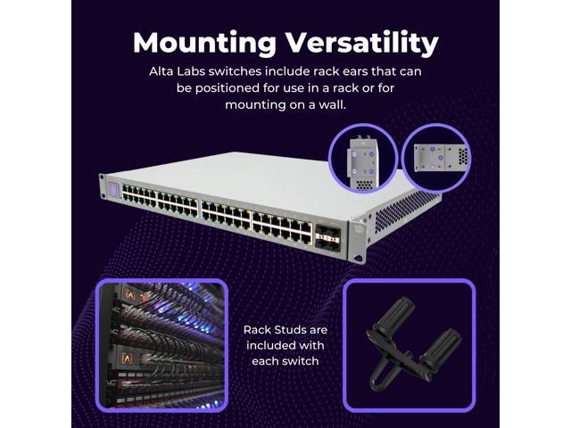 S48APOE 48-Port Full PoE+ Managed Switch 740W Power Budget 32× 1GbE PoE+ Ports 16× 2.5GbE PoE+ Ports 4× 10Gb SFP+ Uplinks Cloud &...