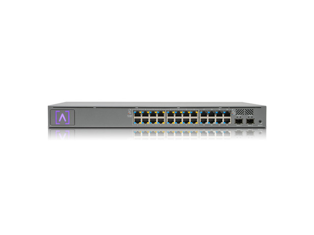 Alta Labs S24-POE Cloud-Managed PoE+ Switch w/ 24 Gigabit Ethernet Ports and 2 SFP+ Ports, Power Over Ethernet on 16 Ports, 240W PoE Budget, 2 SFP+...