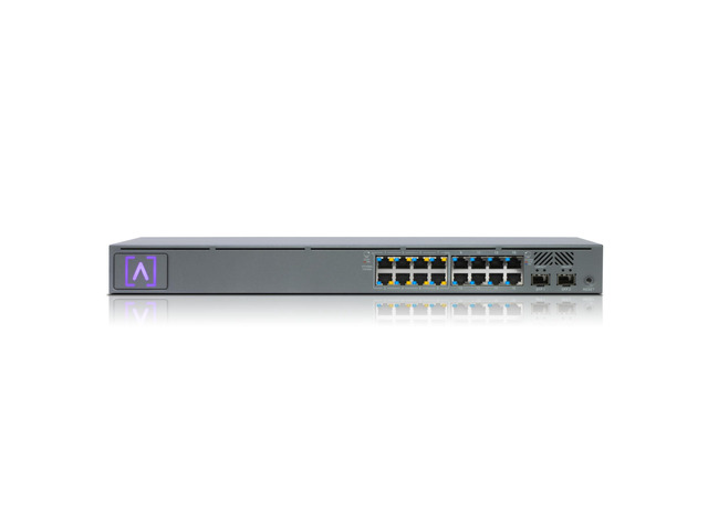 Alta Labs S16-POE Cloud-Managed PoE+ Switch w/ 16 Gigabit Ethernet Ports and 2 SFP Ports, Power Over Ethernet on 8 Ports, 120W PoE Budget, 2 SFP...