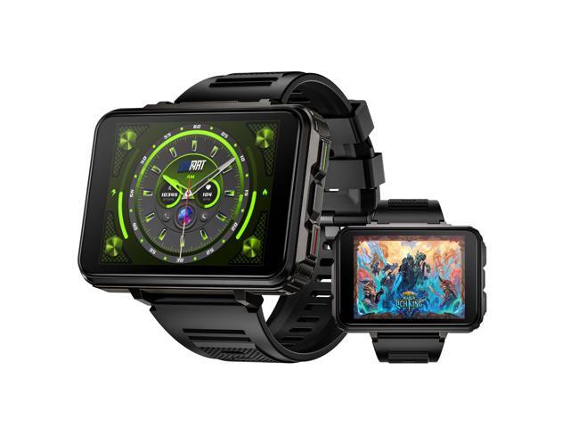 Men's 4G smartwatch, Android 11 smartwatch, with SIM card slot, fitness, heart rate, and sleep monitoring tracker, full touchscreen, GPS, camera,...