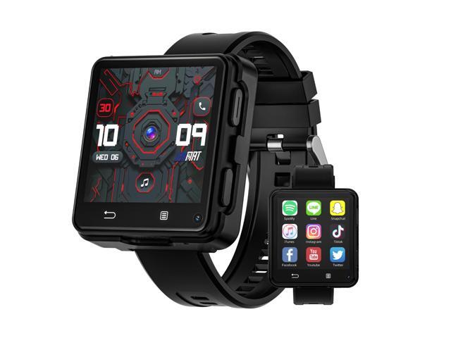 LOKMAT APPLLP 2 MAX smartwatch 2.64 inch screen, 500W HD camera, detachable mini phone, insertable Sim card, independent call, WiFi Internet...